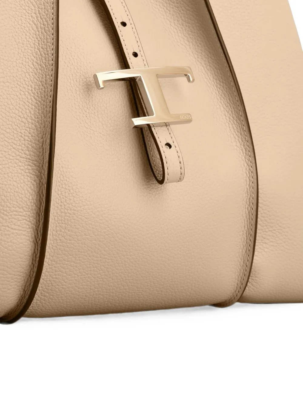 Tod's T Timeless leren shopper Beige