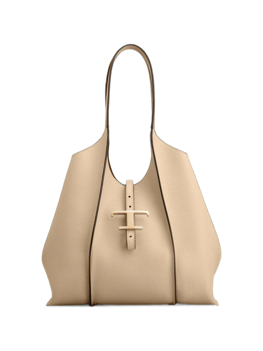 Tod's T Timeless leather tote bag - Toni neutri