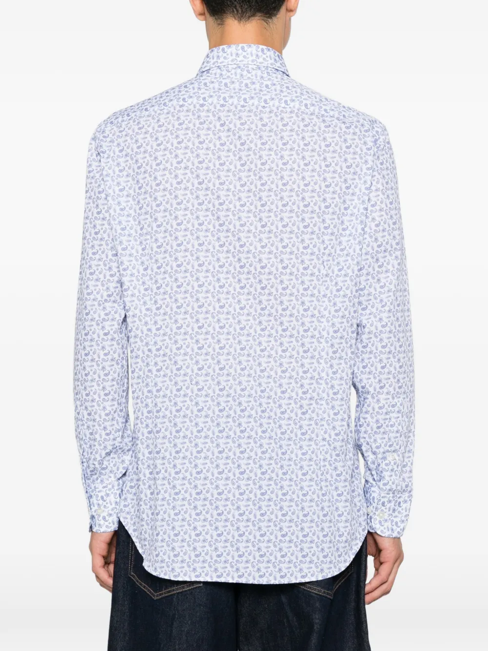 ETRO paisley-print shirt Blauw