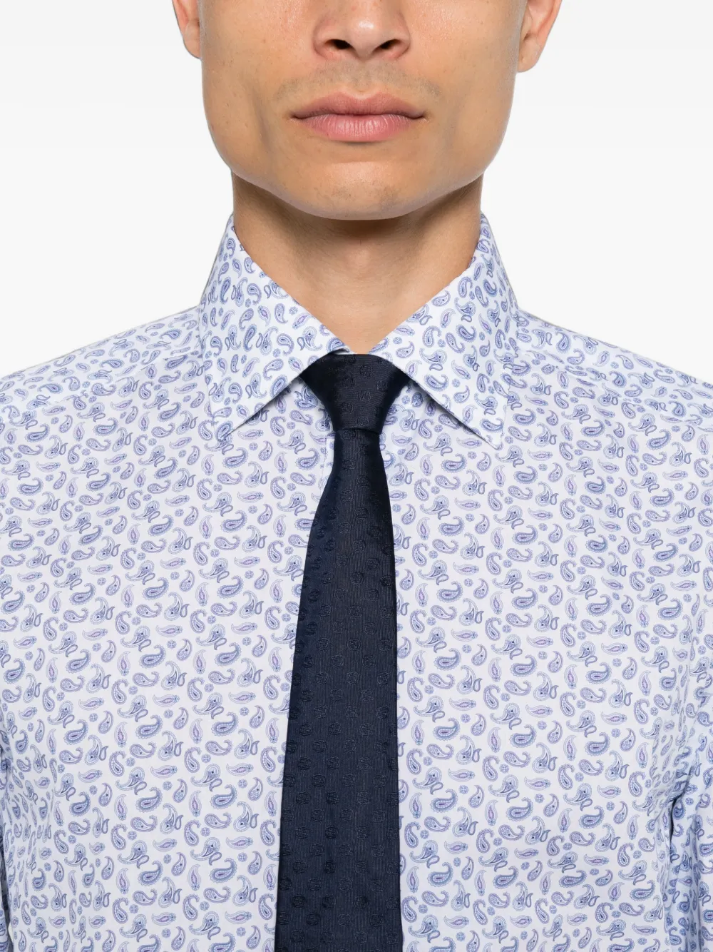 ETRO paisley-print shirt Blauw