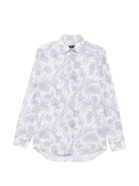 ETRO floral-print long-sleeve shirt