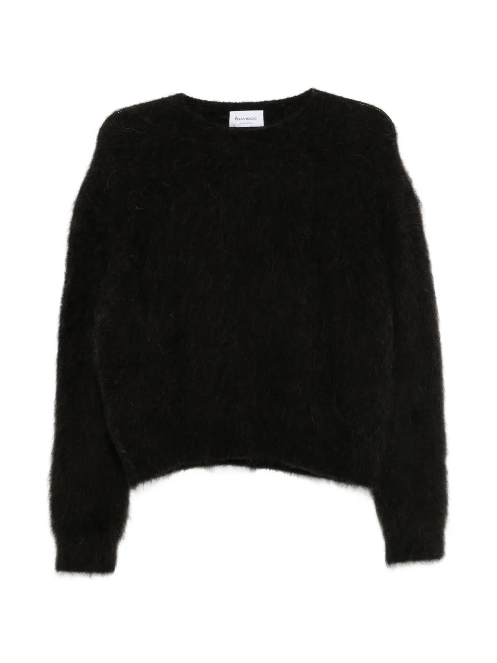 AROVESCIO brushed-knit sweater