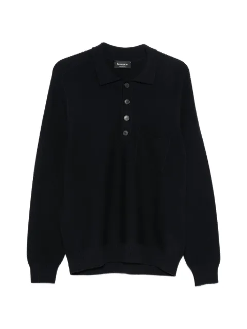 AROVESCIO half-button sweater