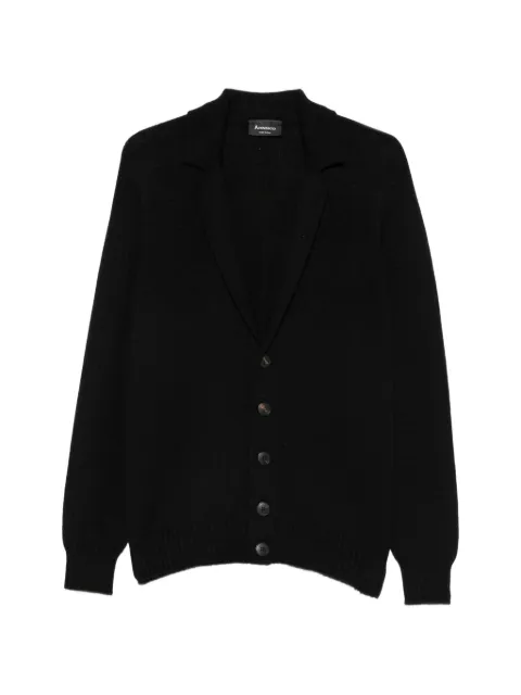 AROVESCIO notched-lapel button-up cardigan