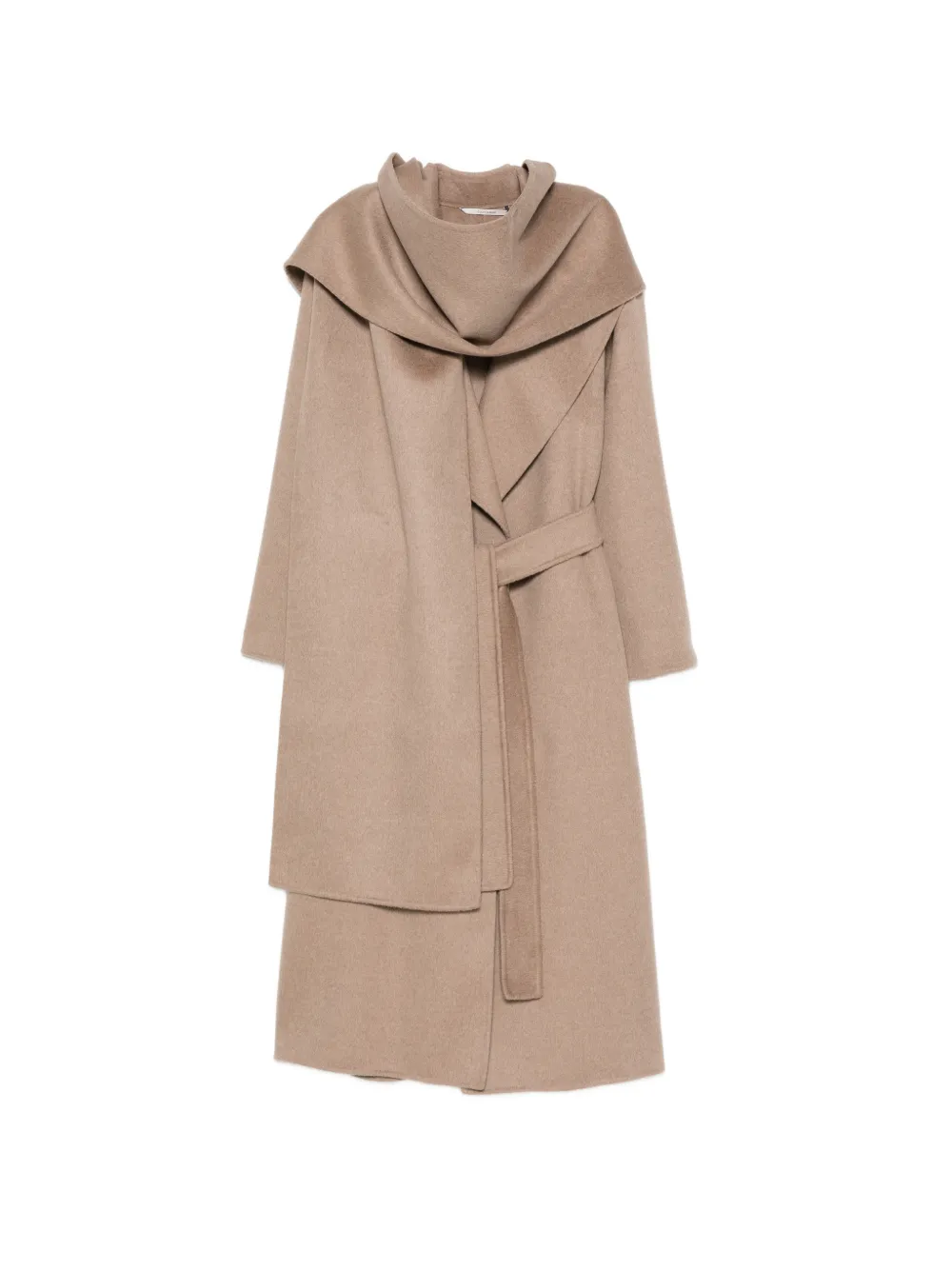 'S Max Mara scarf-detail belted coat · 36