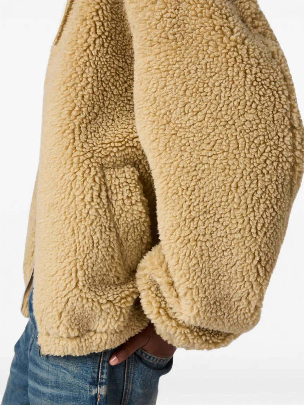 Miu Fleece jack Beige