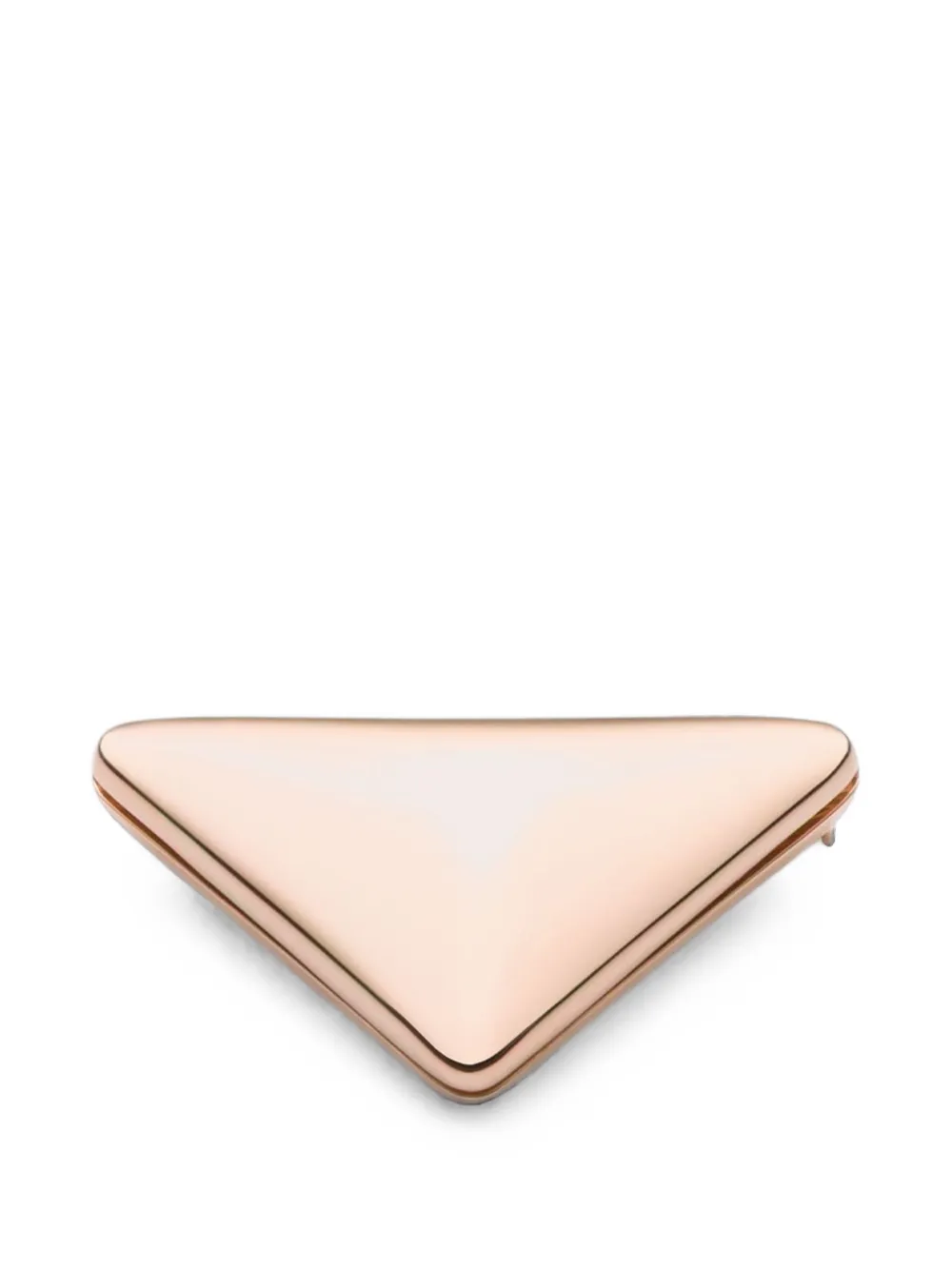 Prada Eternal Gold triangle brooch - Oro