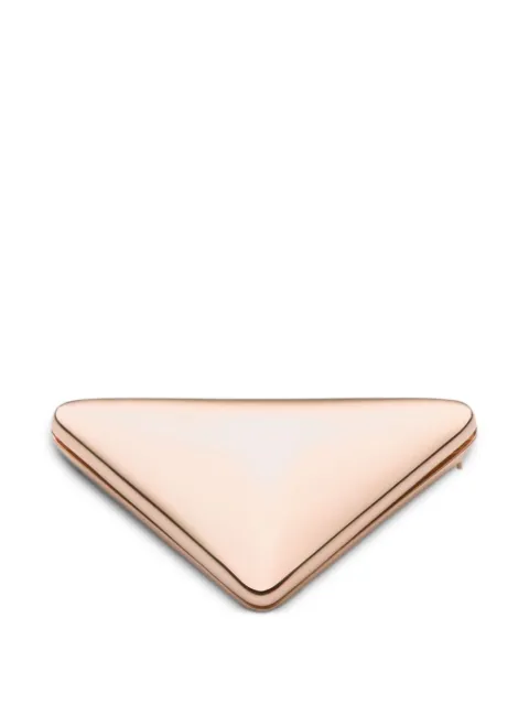 Prada Eternal Gold triangle brooch
