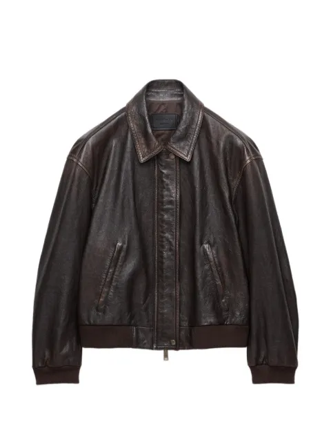 Prada nappa leather jacket