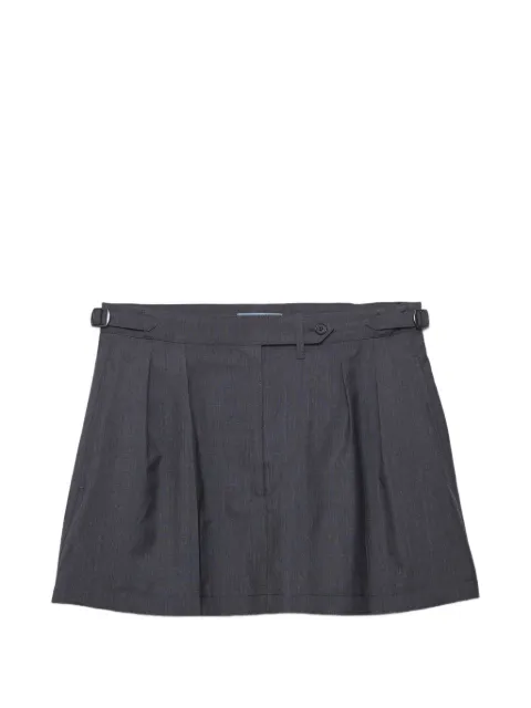 Prada light mohair miniskirt