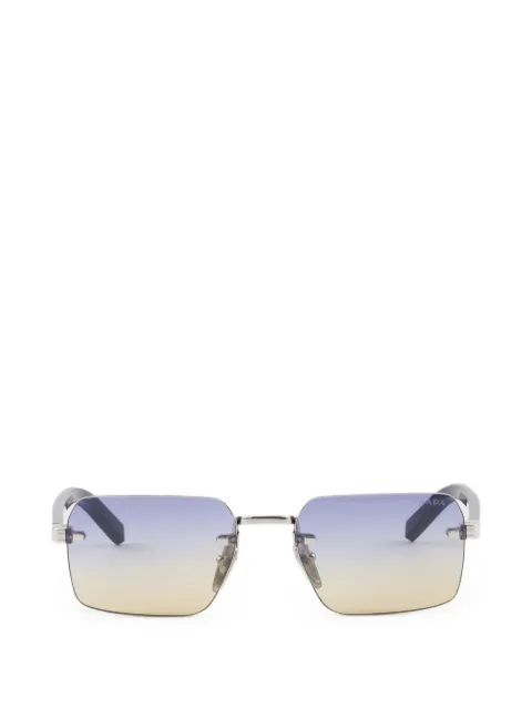 Prada Eyewear sunglasses with the iconic metal plaque