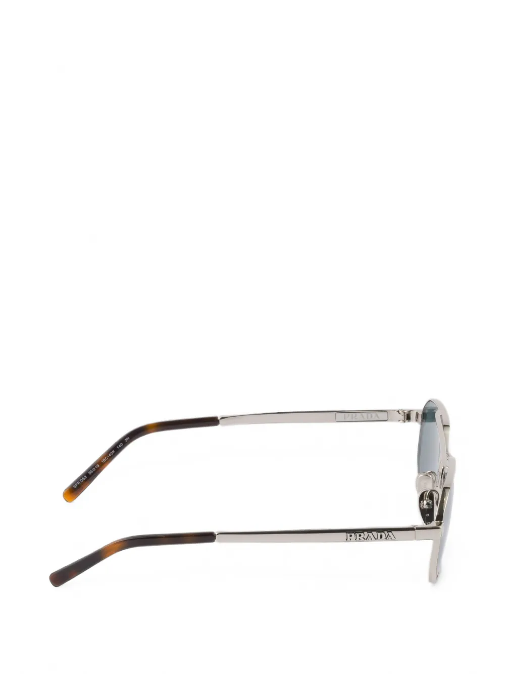 Prada Eyewear Zonnebril met logo Zilver