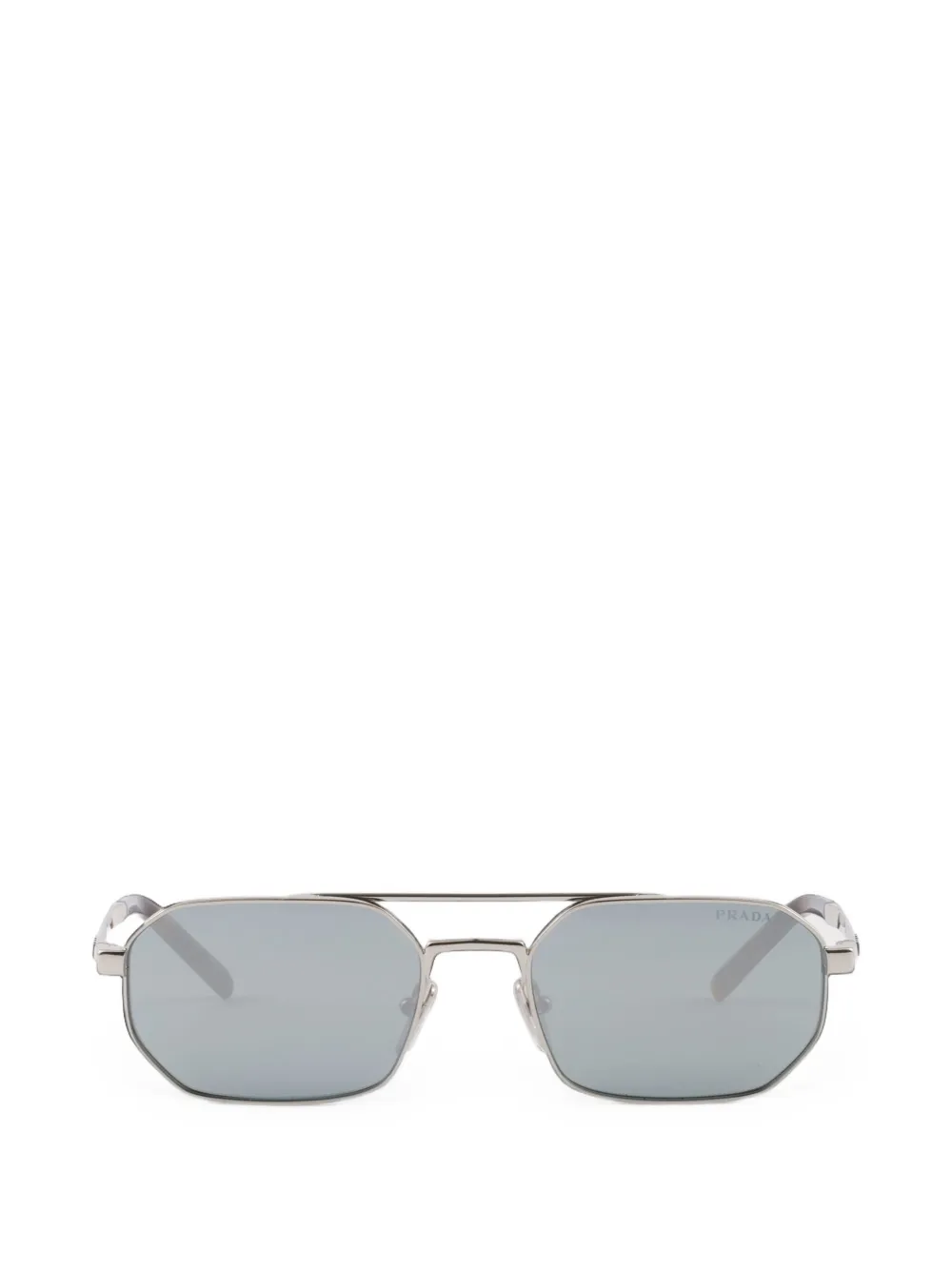Prada Eyewear sunglasses with logo - Argento