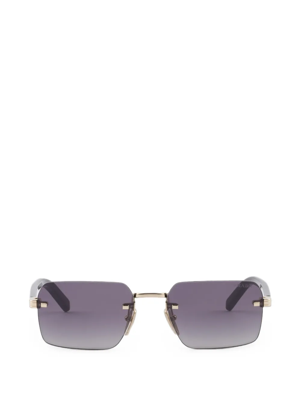 Prada Eyewear sunglasses with the iconic metal plaque - Oro
