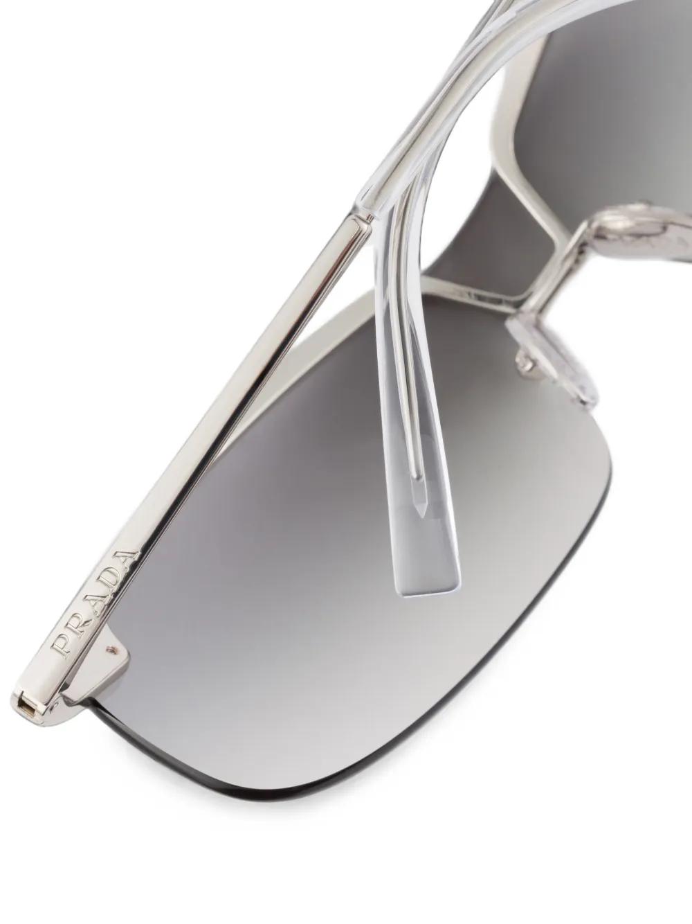 Prada Eyewear Collection zonnebril Zilver