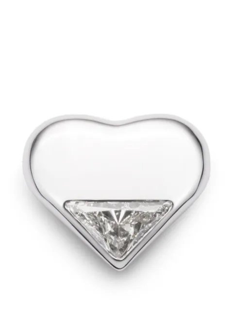 Prada Eternal Gold Nano Heart laboratory-grown diamonds ingle earring