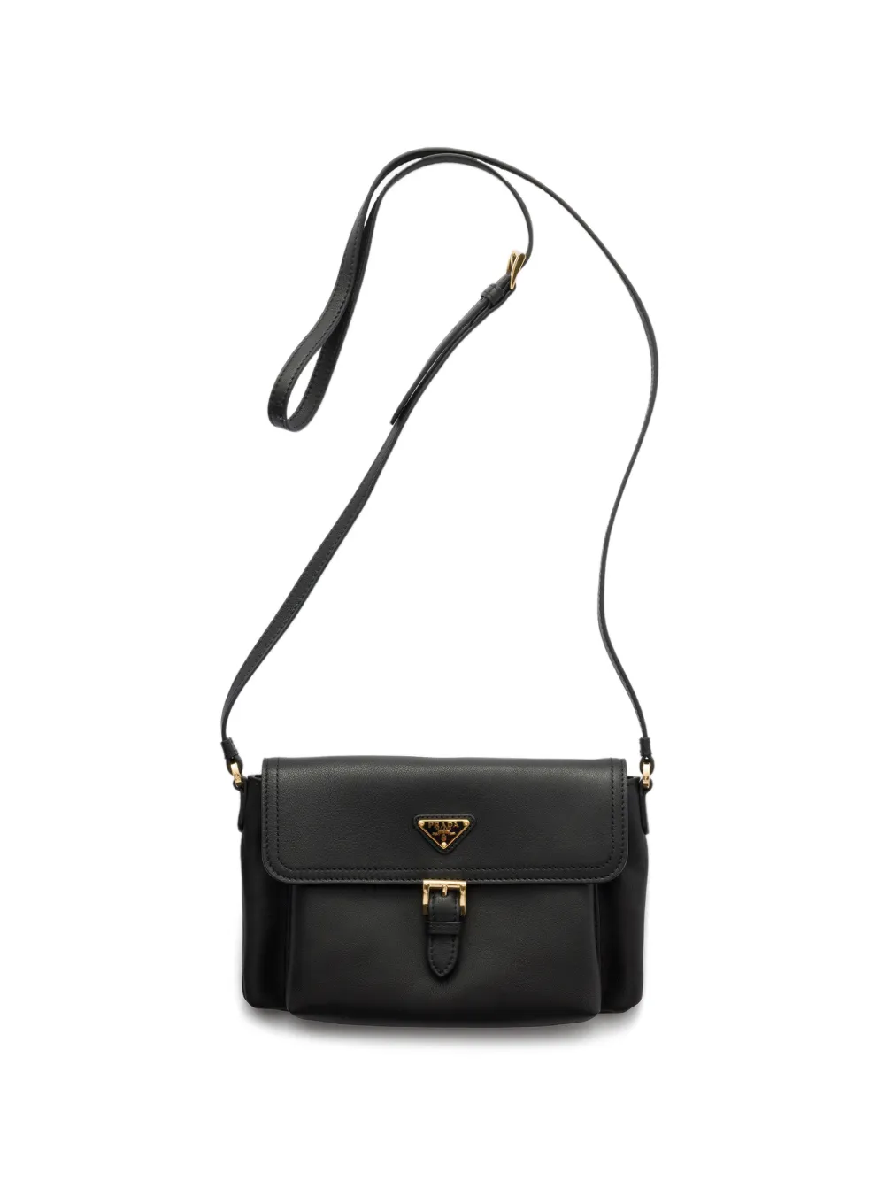 Prada nappa leather smartphone holder - Nero
