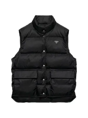 Prada Re-Nylon Down Vest | Black | FARFETCH