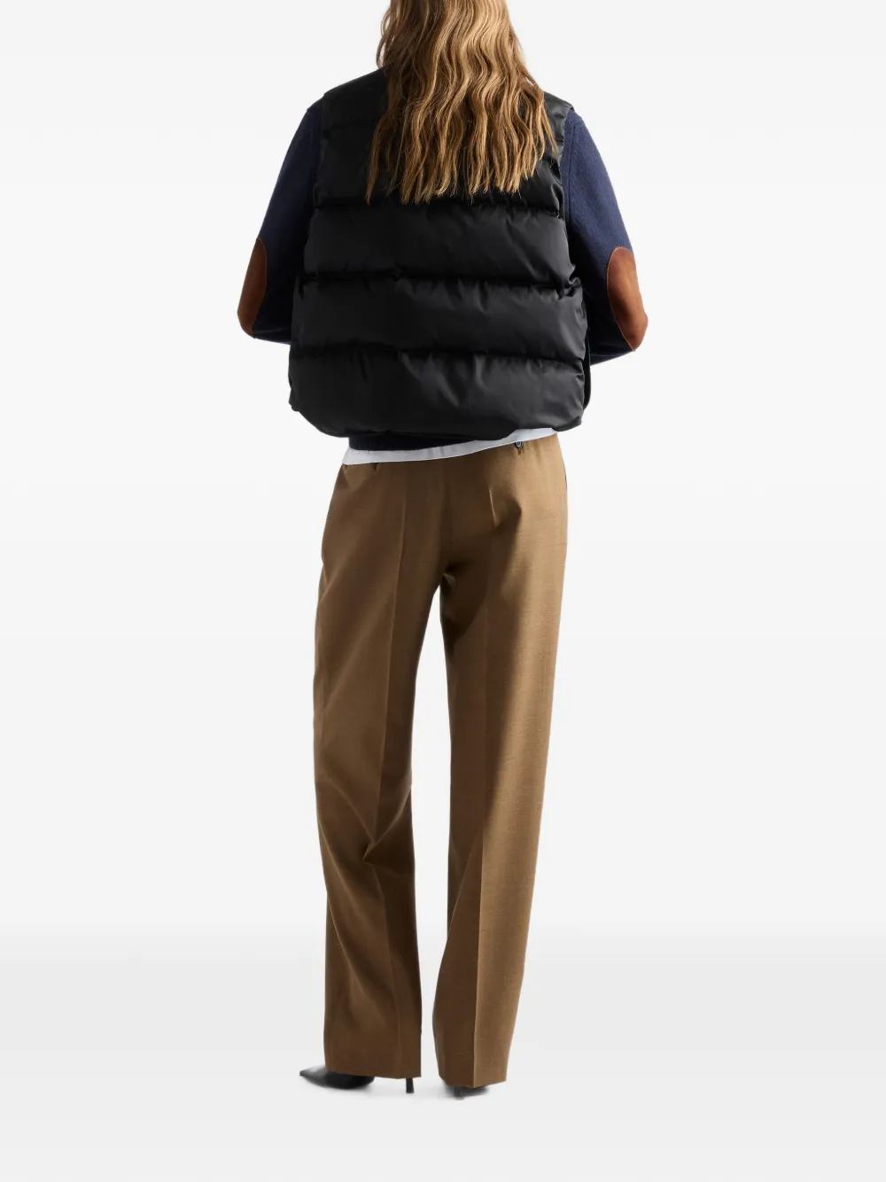 Prada Re-Nylon bodywarmer Zwart