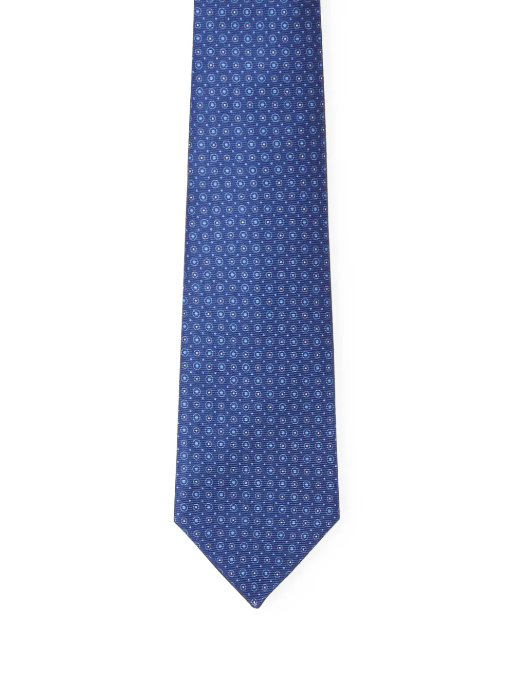 Kiton Stropdas met geometrische print Blauw
