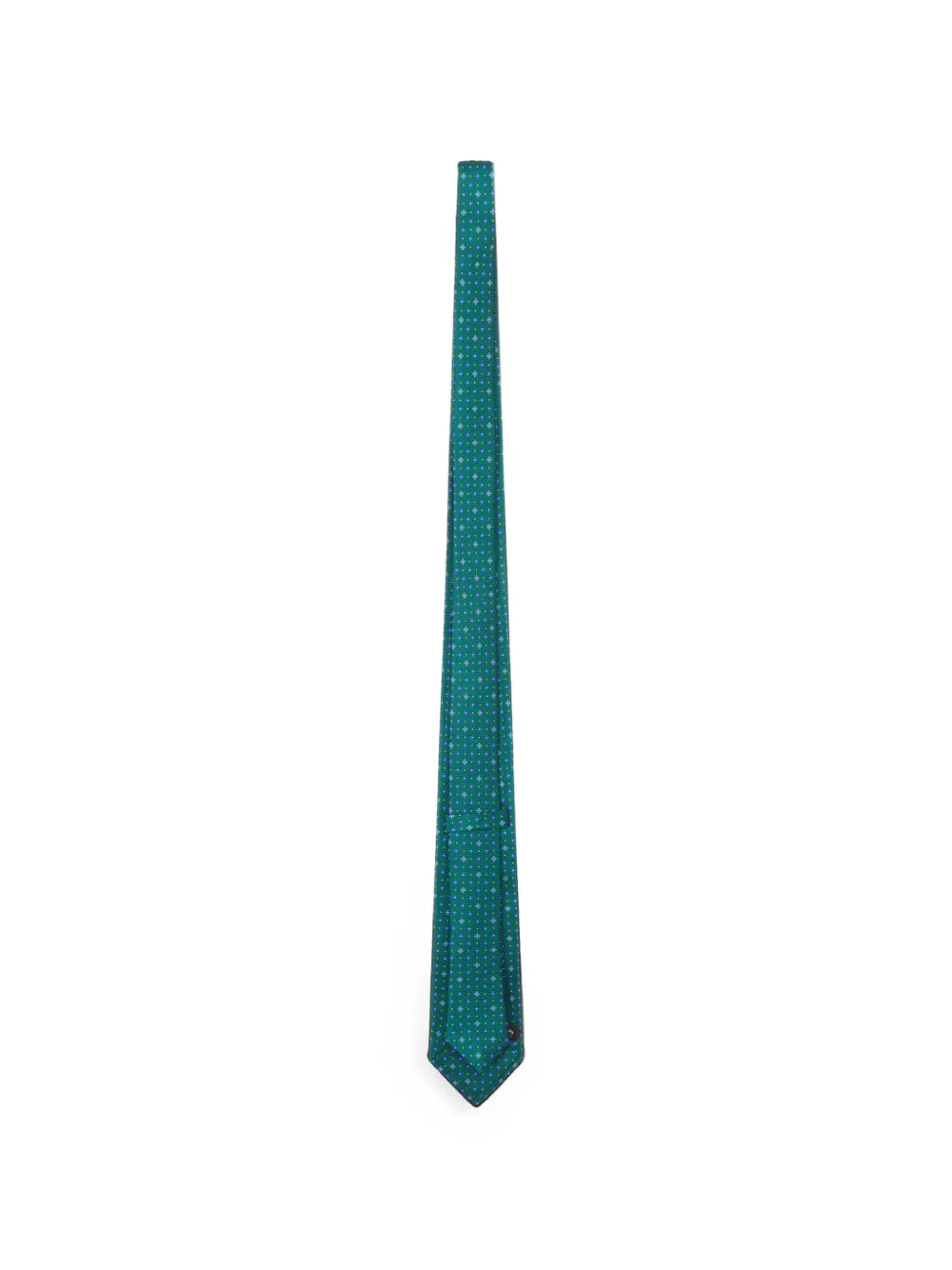 Kiton Stropdas met geometrische print Groen