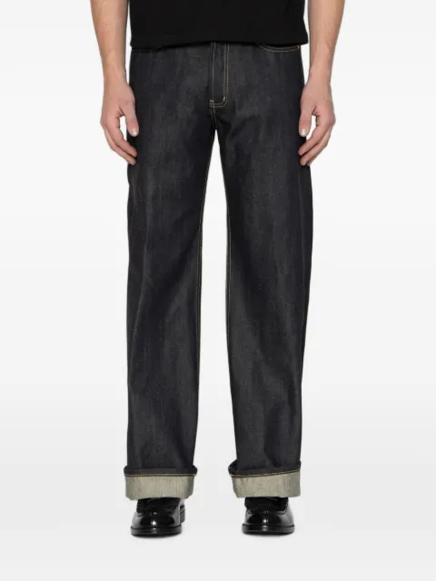 Naked and Famous Guardian II selvedge straight-leg jeans