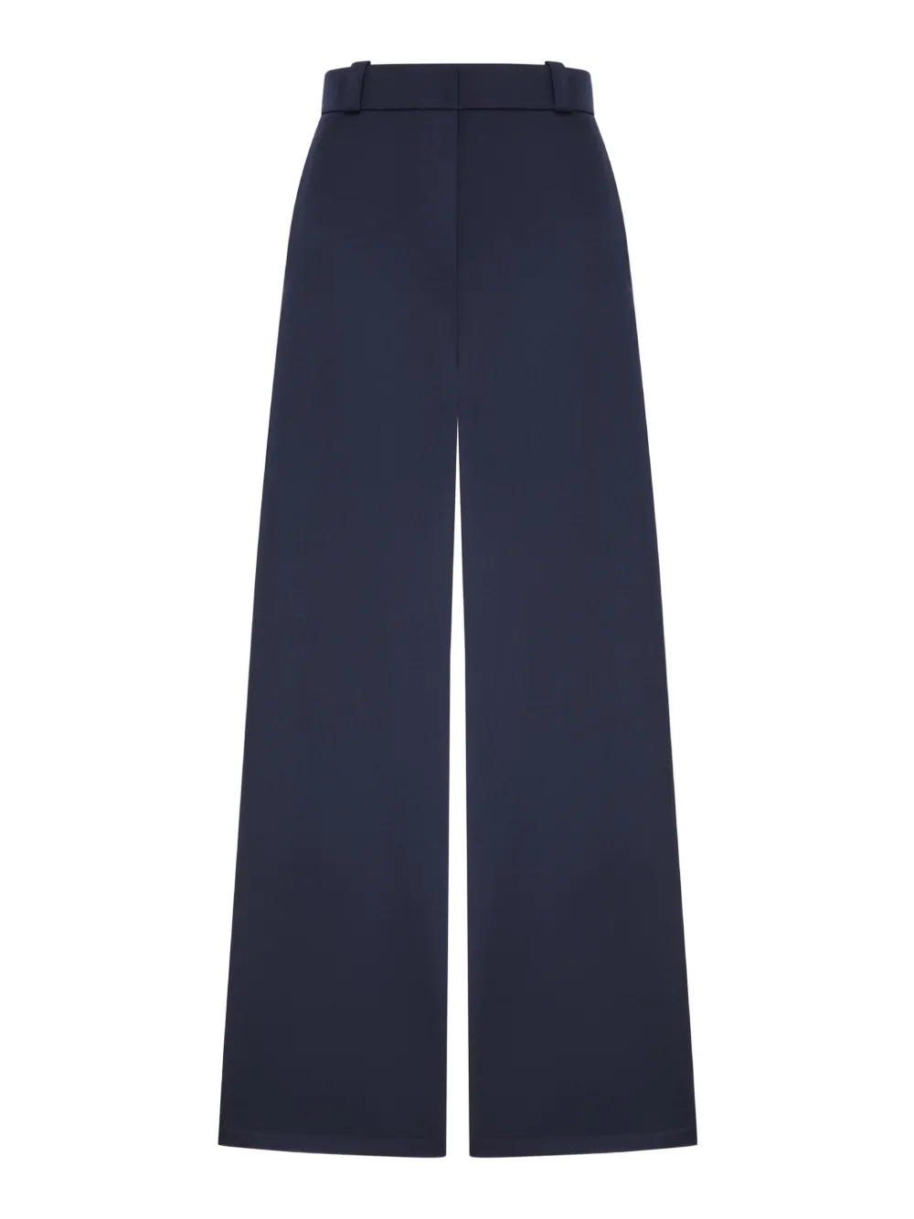 Giorgio Armani High waist wollen broek Blauw