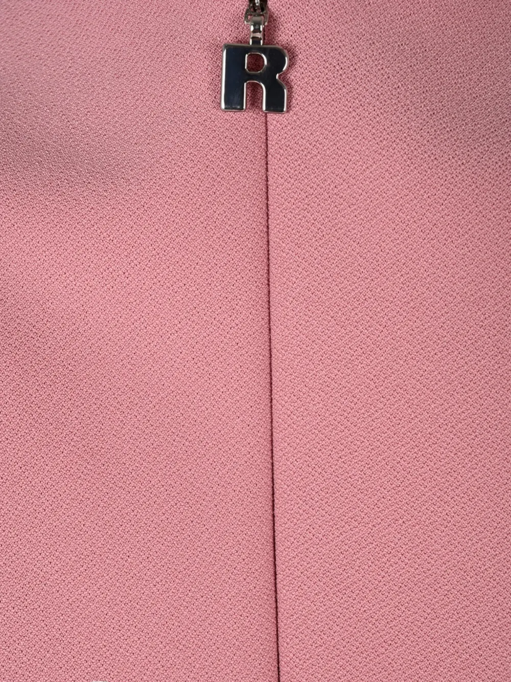 ROTATE BIRGER CHRISTENSEN Midi-jurk met bloemenpatch en ruches Roze