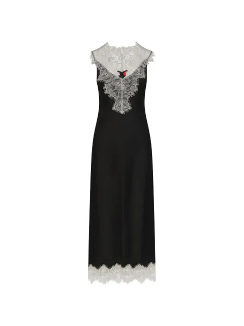 Simon Miller Bea lace-trimmed midi dress