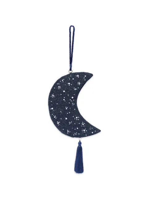 Simon Miller bolso de mano con forma de media luna y cuentas
