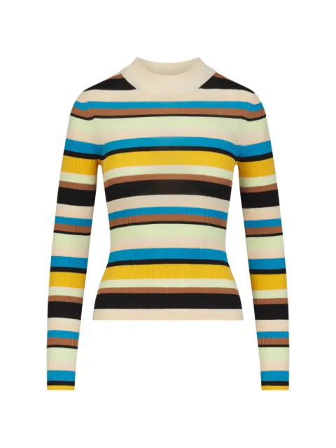 Simon Miller Mika striped long-sleeve top