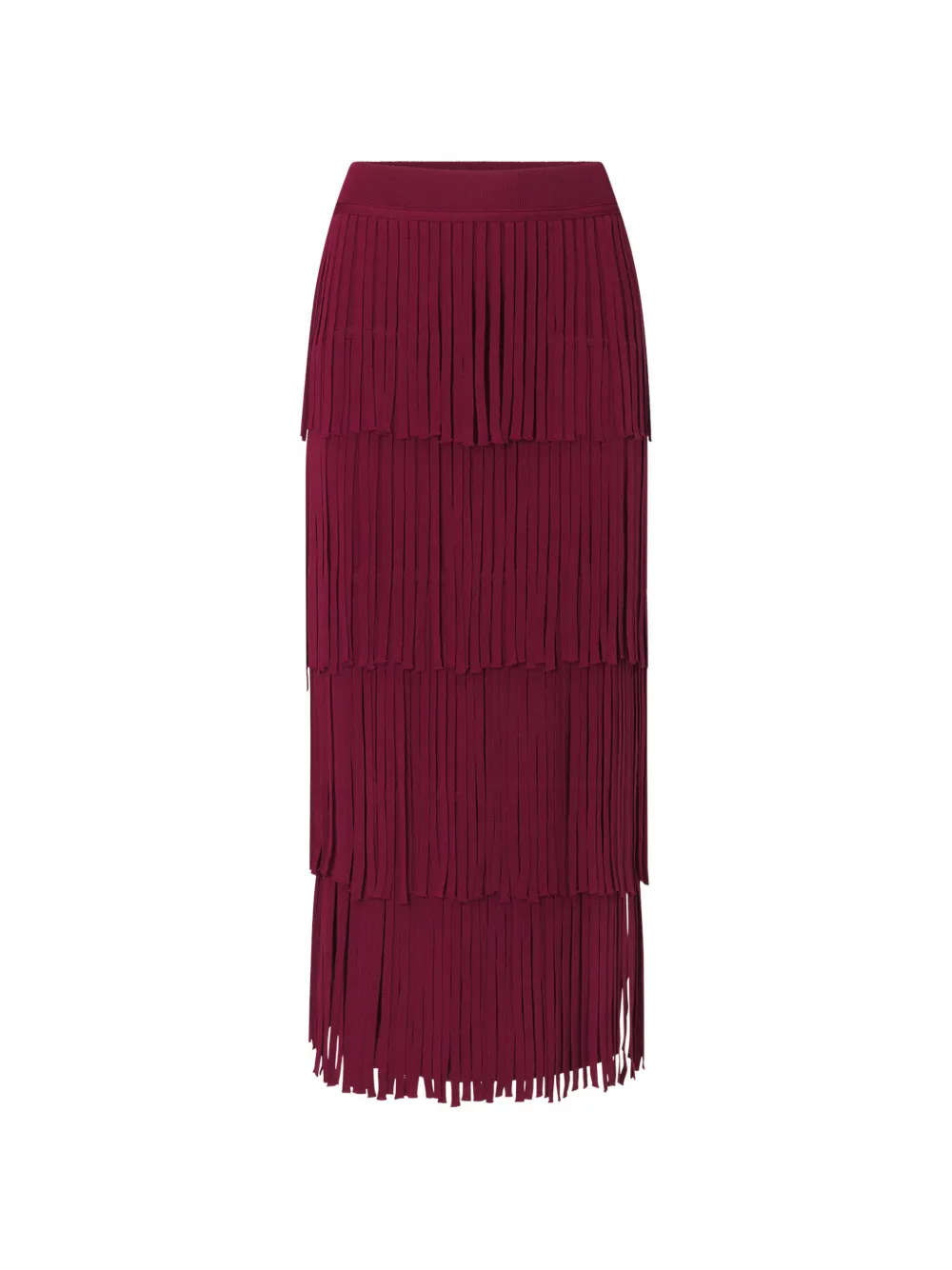 Simon Miller Za Za tiered fringe maxi skirt