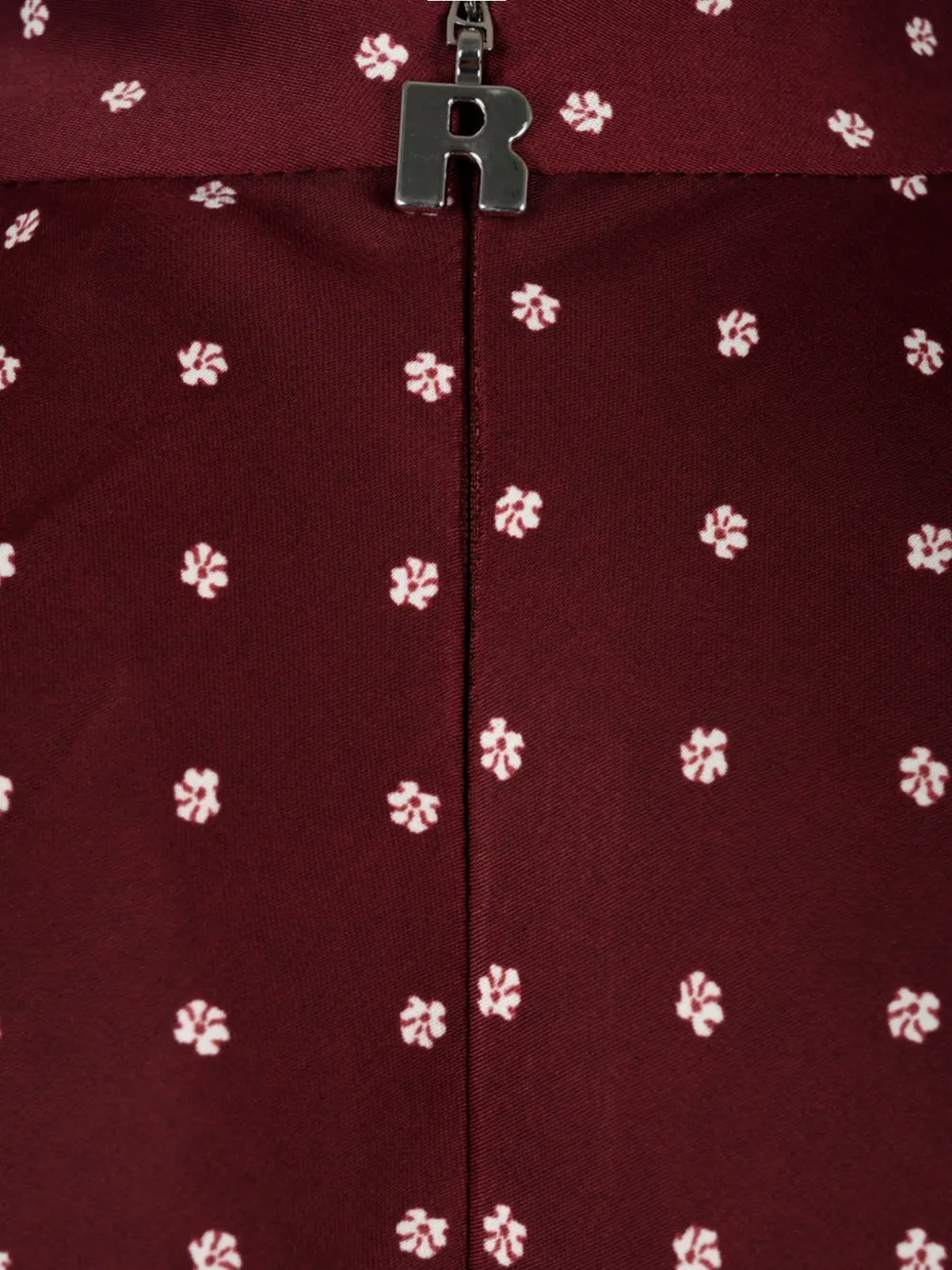 ROTATE BIRGER CHRISTENSEN Mini-jurk met bloemenprint en ruches Rood