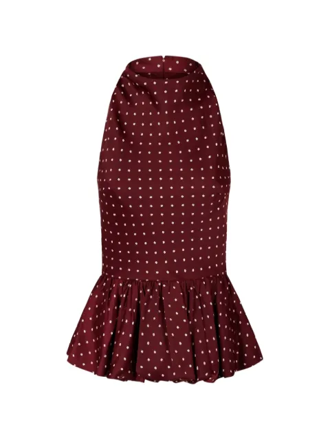 ROTATE BIRGER CHRISTENSEN floral-print ruffled mini dress