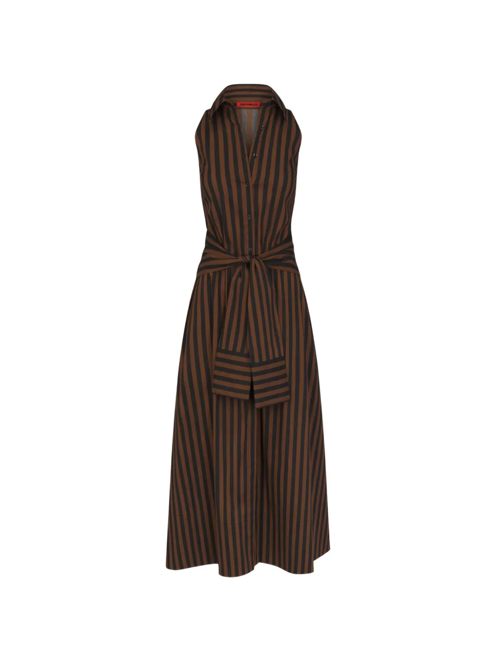 Simon Miller Inna striped poplin maxi dress