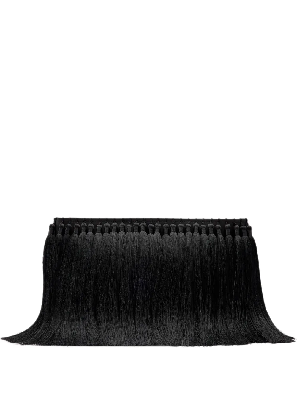 Simon Miller tassel boxy clutch bag - Schwarz