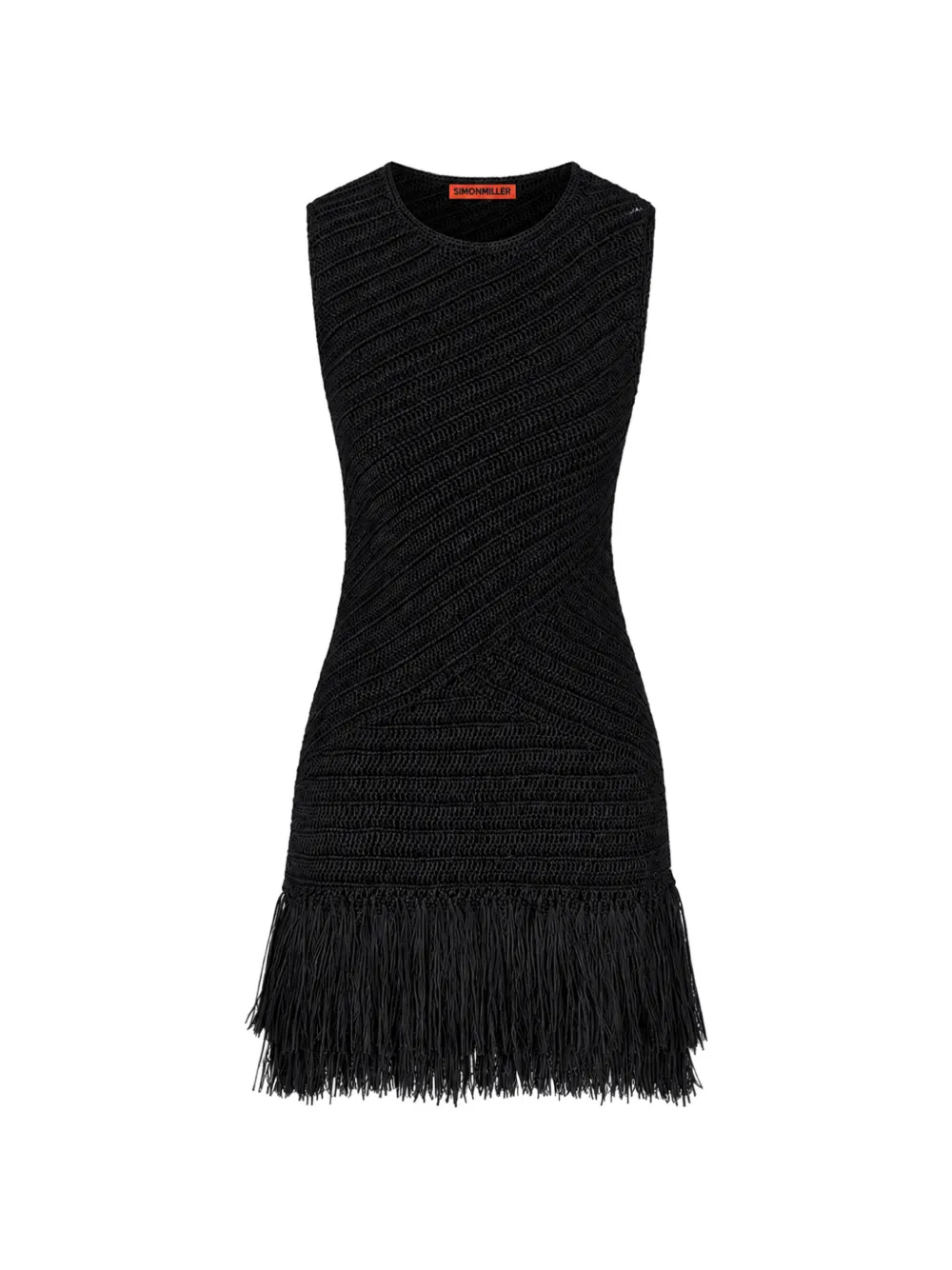 Simon Miller Mira crochet mini dress - Nero