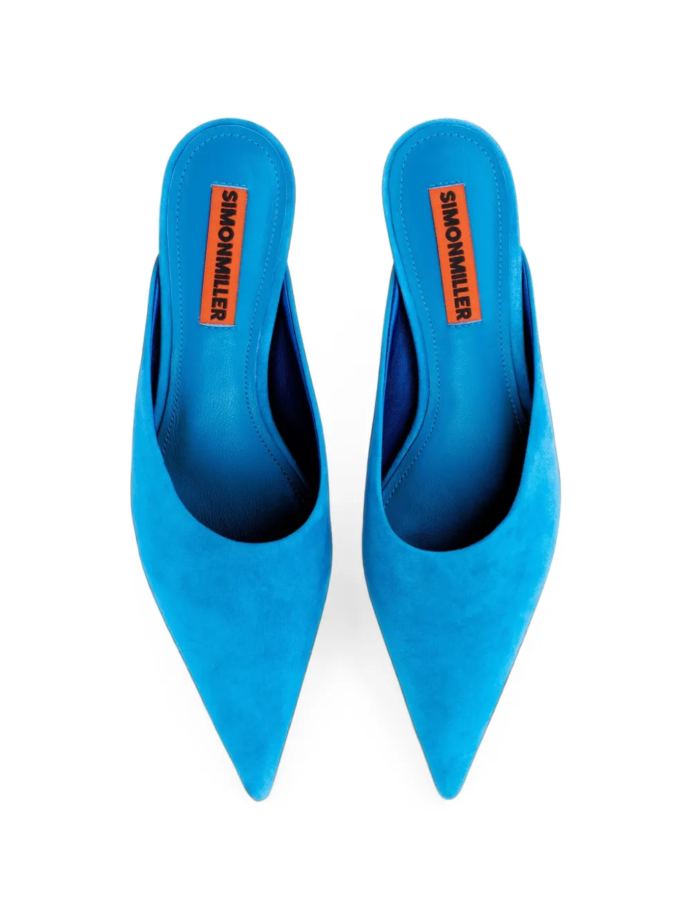 Simon Miller Arrow suede mules Blauw