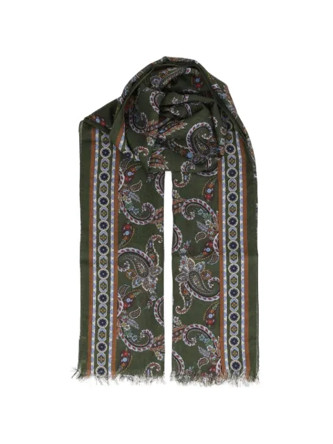 Al Duca D’Aosta 1902 paisley-print wool scarf