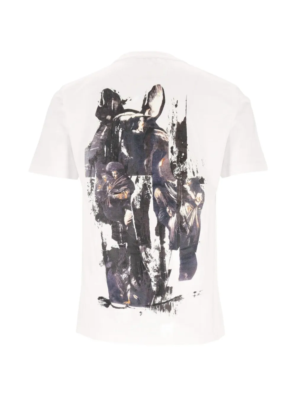 Off-White Torn Mercy T-shirt Wit
