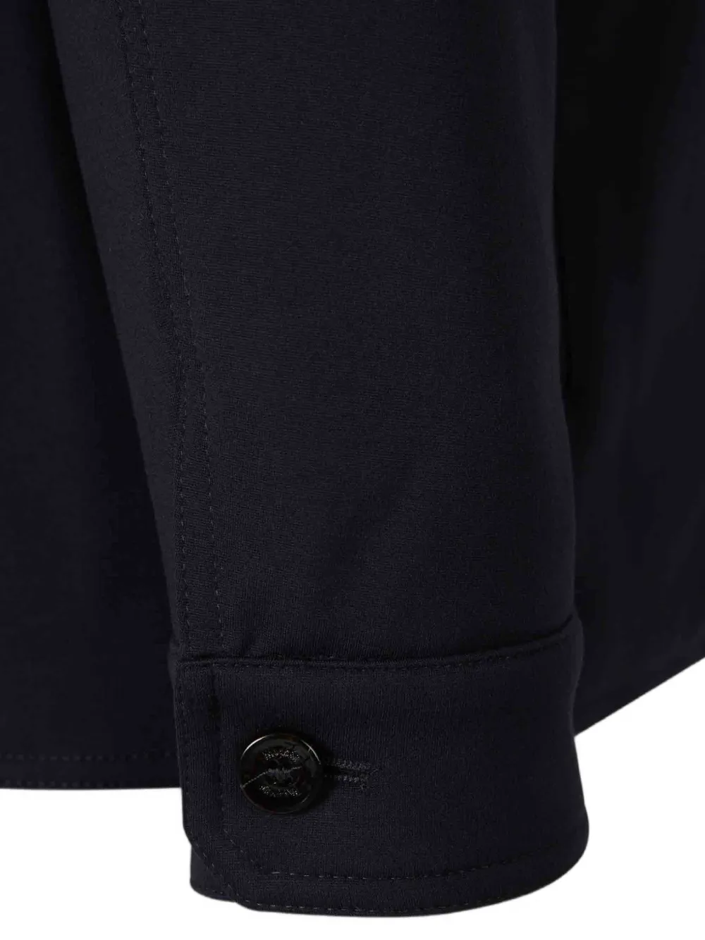 Moorer Jack met gewatteerd inzetstuk en knoopsluiting Blauw