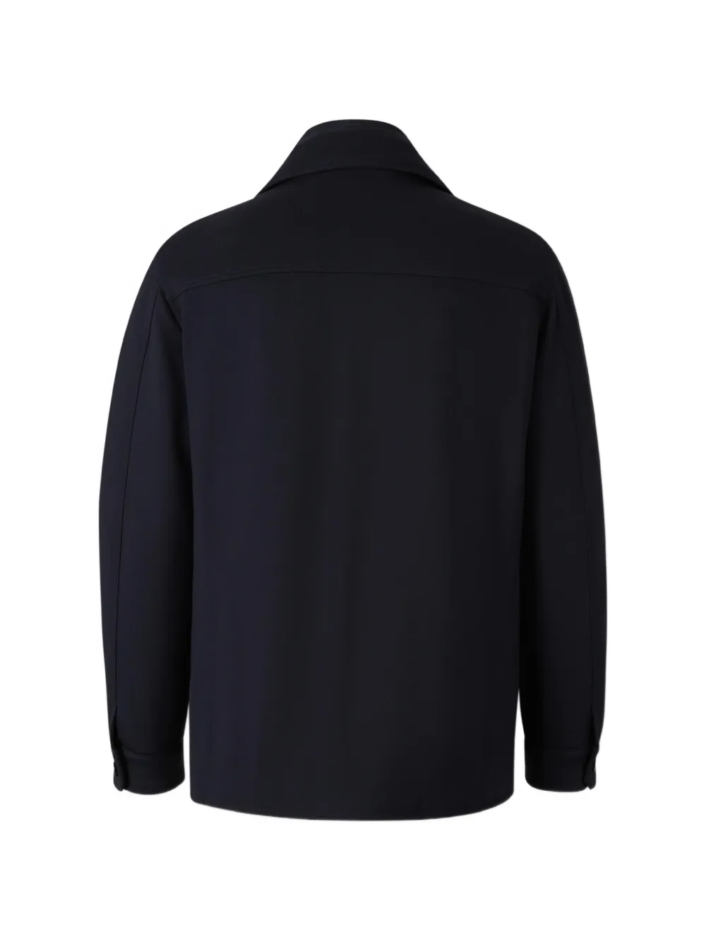 Moorer Jack met gewatteerd inzetstuk en knoopsluiting Blauw