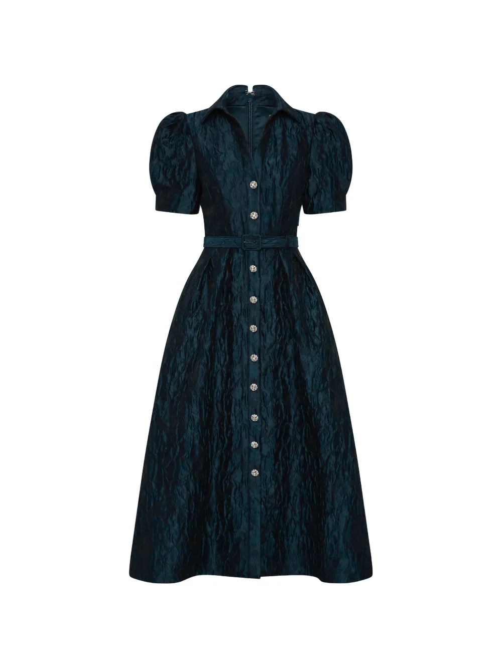Rebecca Vallance Cascades short-sleeve midi dress