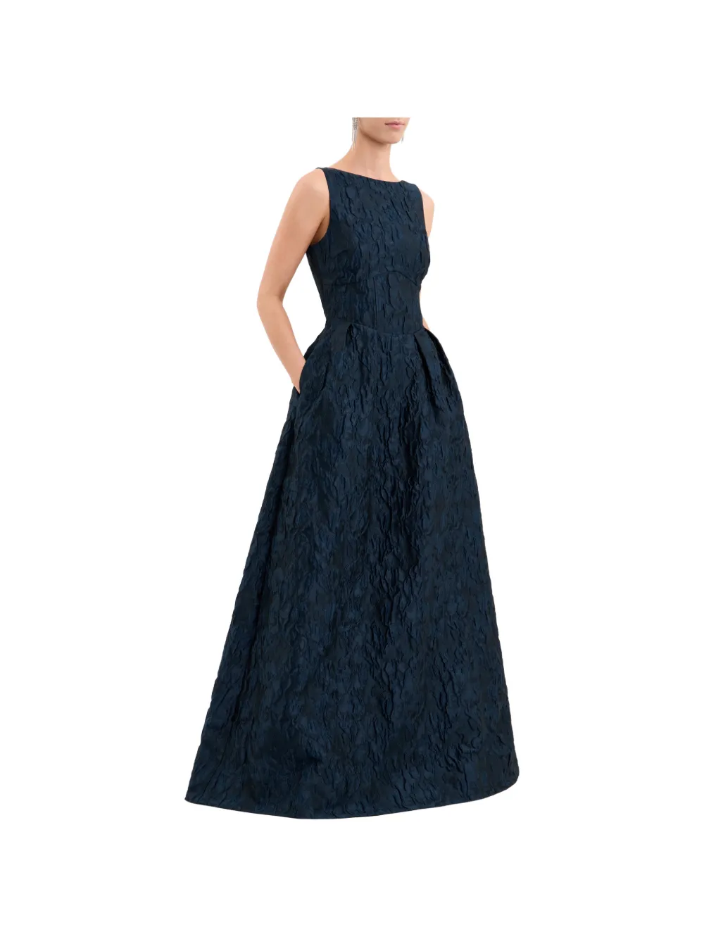 Rebecca Vallance Cascades avondjurk Blauw