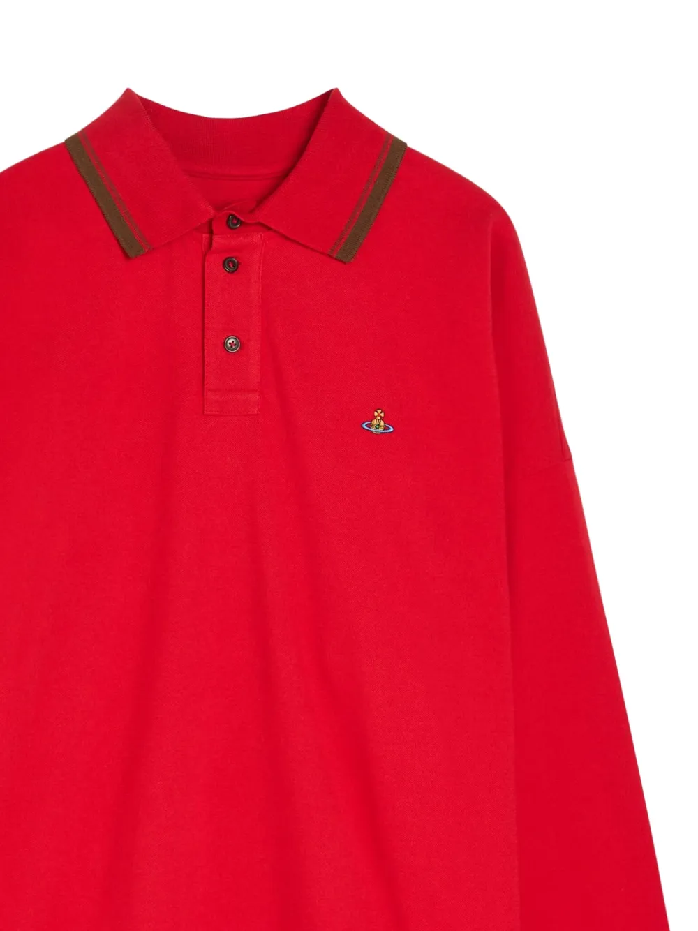 Vivienne Westwood Poloshirt met lange mouwen Rood