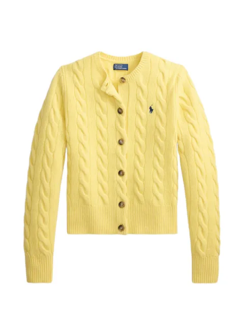 Polo Ralph Lauren cable-knit wool-cashmere cardigan