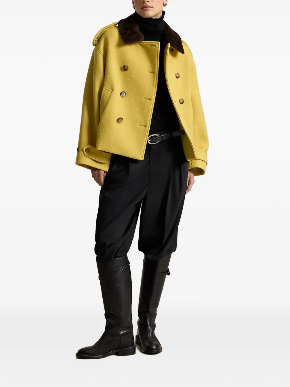 Polo Ralph Lauren Jack met dubbele rij knopen Geel