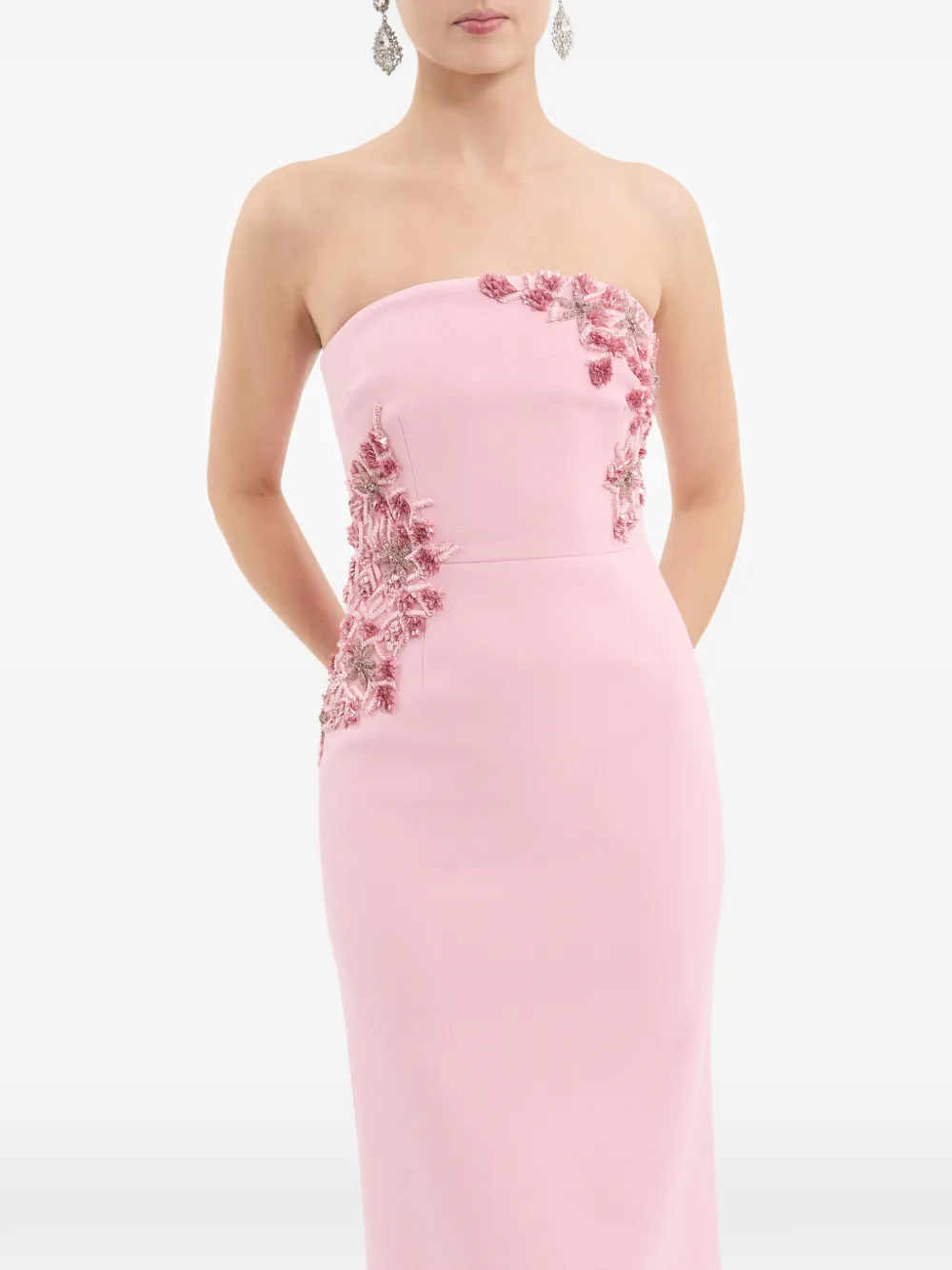 Rebecca Vallance Fresa gown Roze