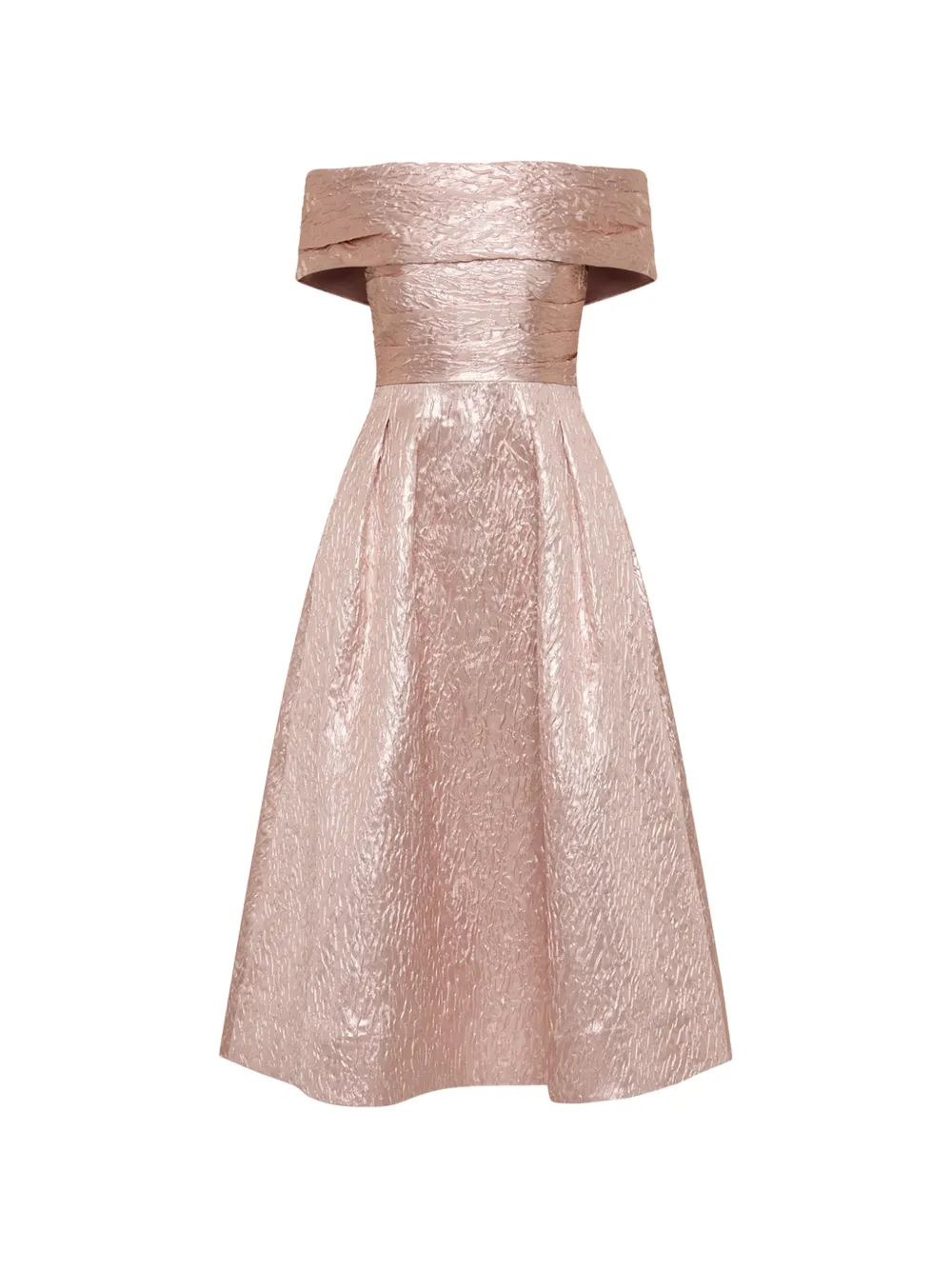 Rebecca Vallance Opaline off-the-shoulder midi dress