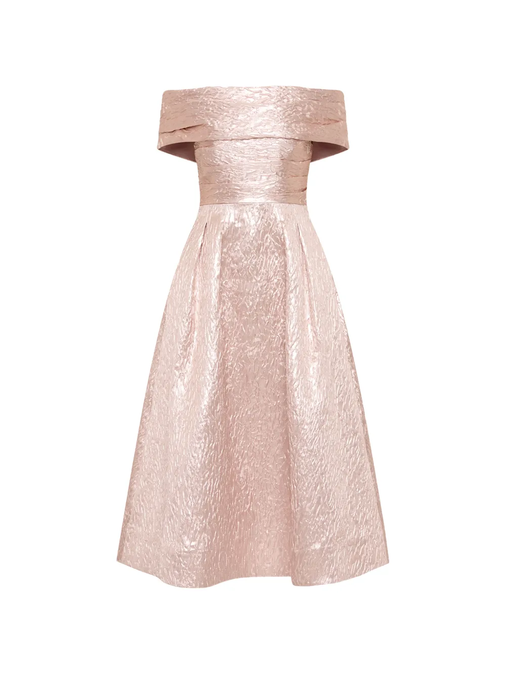 Rebecca Vallance Opaline off-the-shoulder midi dress